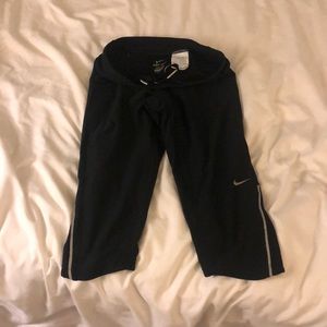Nike dri fit Capri with drawstring waist